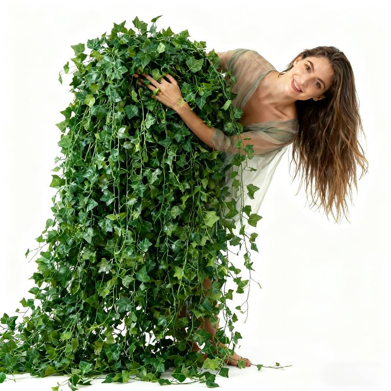 Preserved Moss Sheet - 24 PCS Total 19m/755inch Ivy Garland
