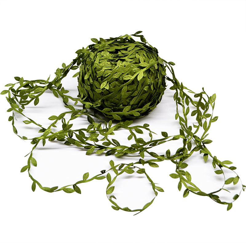 Preserved Moss Sheet - 10/20M Silk Leaf-Shaped Handmake Artificial Green