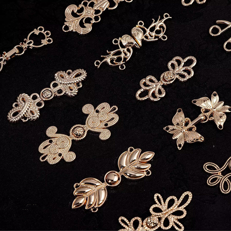 5pcs Retro Metal Button Sweate - đánh giá và giá Flower Frog Pin