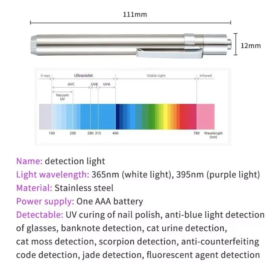 LED Mini UV Inspection Lamp 36 - đánh giá và giá Preserved Moss Sheet