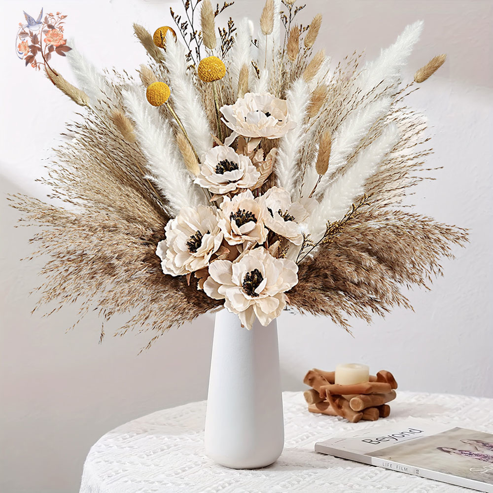 55Pcs Artificial Flower Bouque - đánh giá và giá Dried Flower Bunch