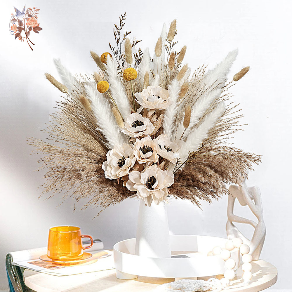55Pcs Artificial Flower Bouque - đánh giá và giá Dried Flower Bunch