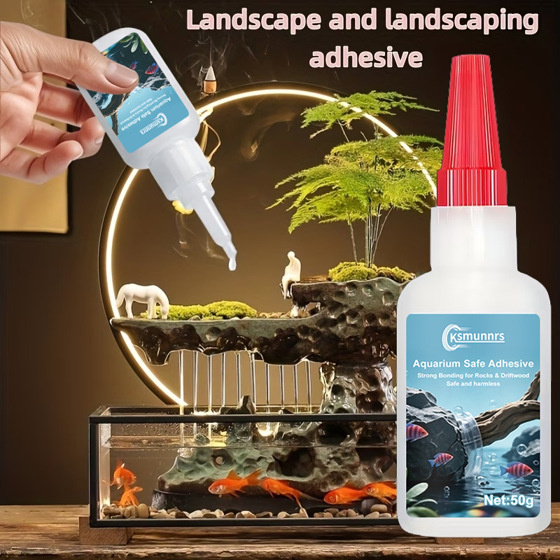 Aquarium Landscape Glue, Quick - đánh giá và giá Preserved Moss Sheet