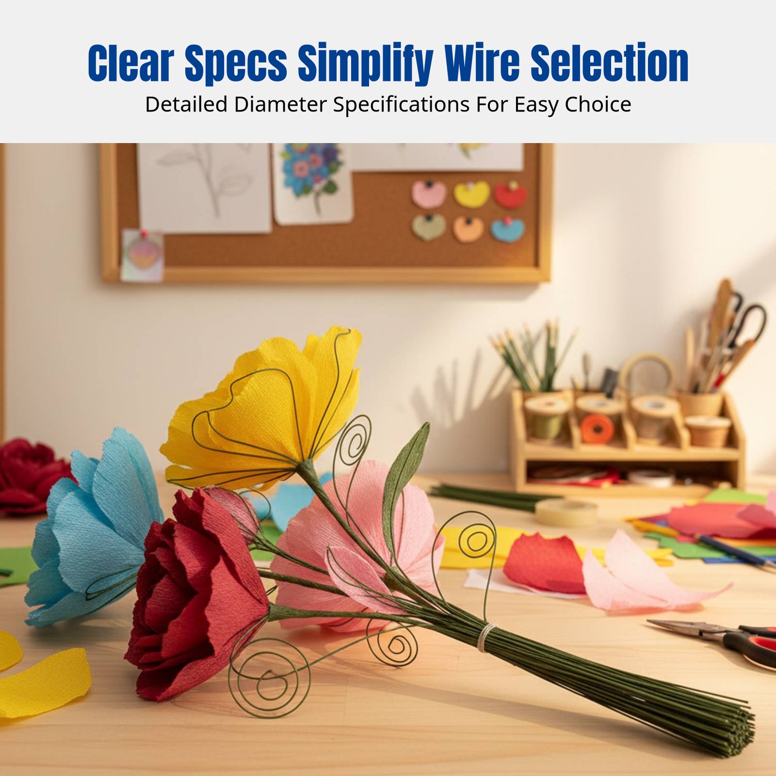 DIY Handcraft Floral Stem Wire - đánh giá và giá Flower Supply