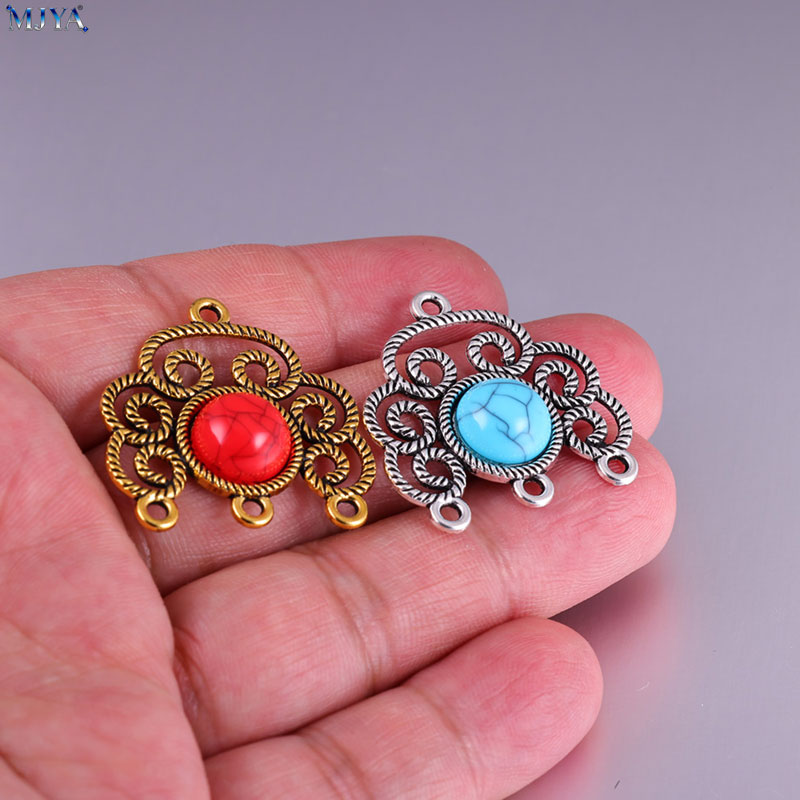 MJYA 5pcs/lot Vintage Alloy Tu - đánh giá và giá Flower Supply