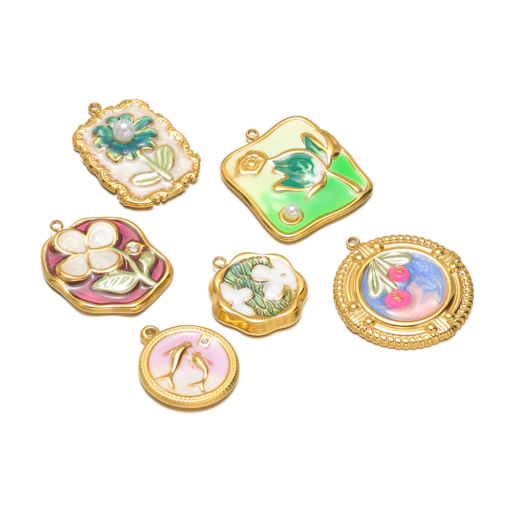 4Pcs Stainless Steel Enamel Fl - đánh giá và giá Flower Supply