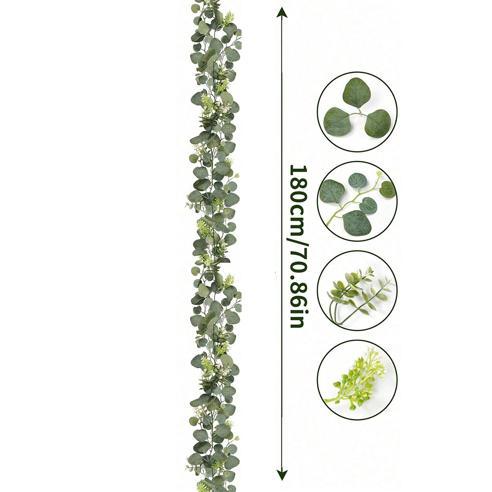 Artificial Eucalyptus Garland  - đánh giá và giá Eucalyptus Preserved