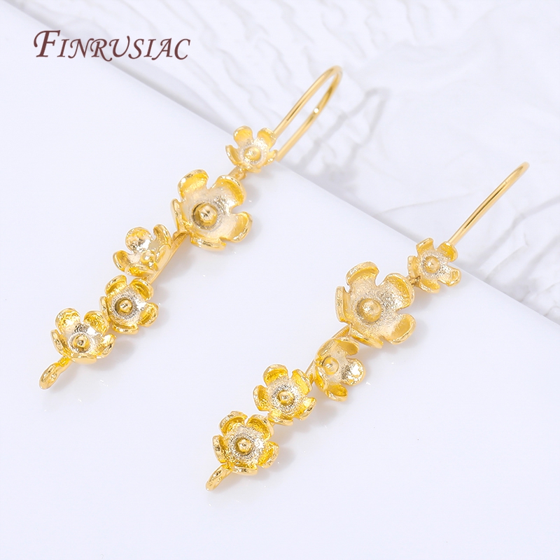 18K Gold Plated Flower Earring - đánh giá và giá Flower Supply