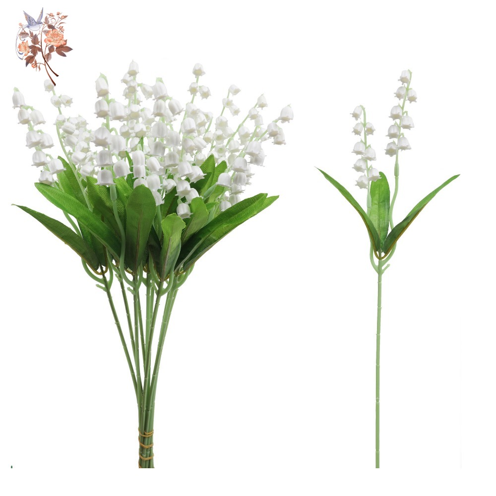 White Lily of The Valley 10Pcs - đánh giá và giá Dried Flower Bunch