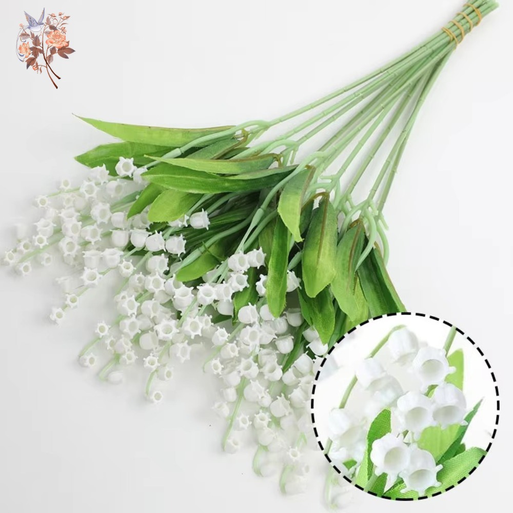 White Lily of The Valley 10Pcs - đánh giá và giá Dried Flower Bunch