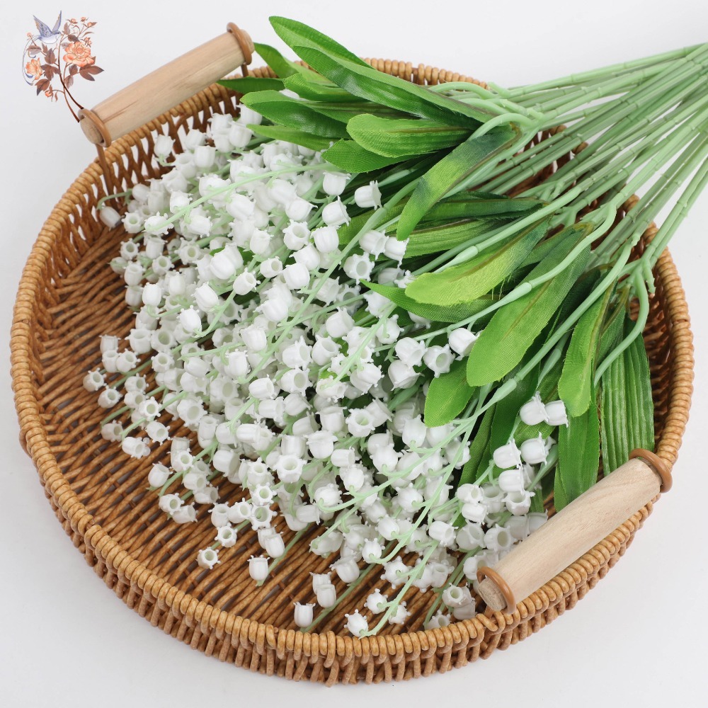 White Lily of The Valley 10Pcs - đánh giá và giá Dried Flower Bunch