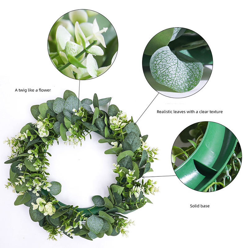 Eucalyptus Wreath Flowers Gift - đánh giá và giá Eucalyptus Preserved